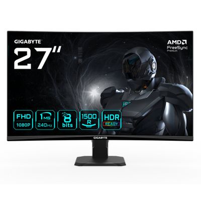 Gigabyte Curved LED-Display GS27FC2 - 68.6 cm (27") - 1920 x 1080 Full HD_thumb