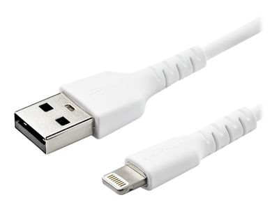 StarTech.com 2m USB auf Lightning Kabel - Apple MFi zertifiziertes Lightning Kabel - weiß - Aramidfaser (RUSBLTMM2M) - Lightning-Kabel - Lightning / USB - 2 m_thumb