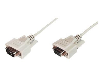 DIGITUS Data transfer extension cable - DSUB 9-pin male/DSUB 9-pin female - 5 m_1
