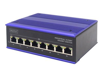 DIGITUS Professional DN-651119 Industrial - switch - 8 ports - unmanaged_thumb