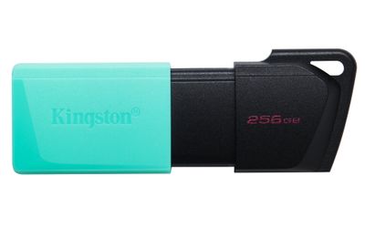 Kingston USB-Stick DataTraveler Exodia M - USB 3.2 Gen 1 (3.1 Gen 1) - 256 GB - Black/Turquoise_thumb