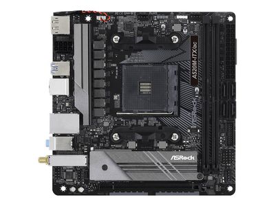 ASRock Mainboard A520M-ITX/ac - Mini-ITX - Socket AM4 - AMD A520_thumb