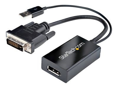 StarTech.com DVI auf DisplayPort Adapter mit USB Power - DVI-D zu DP Video Adapter - DVI zu DisplayPort Konverter - 1920 x 1200 - Display-Adapter_2