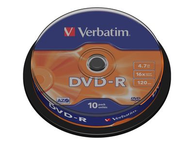 Verbatim - DVD-R x 10 - 4.7 GB - Speichermedium_thumb