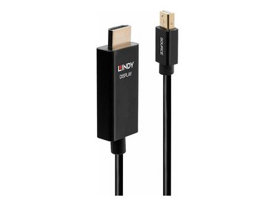 Cable Lindy Mini DP an HDMI Adap  mit HDR 3m_2