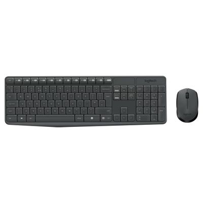 Logitech Tastatur und Maus Set MK235 - Grau_thumb