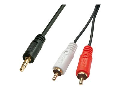 Cable Lindy Audiokabel Stereo 2x RCA 3.5mm 3m_thumb