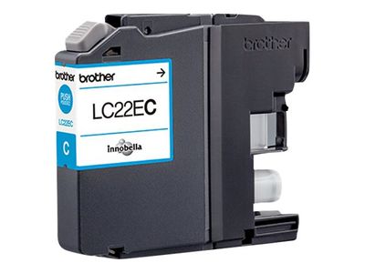Brother LC22EC - Super High Yield - cyan - original - ink cartridge_2