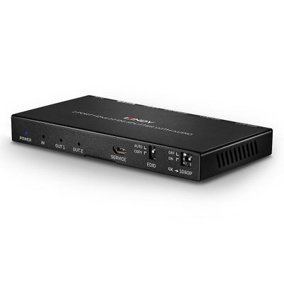 Lindy 2 Port HDMI 18G Splitter with Audio and Downscaling_5