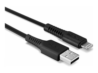 Cable Lindy USB an Lightning Kabel schwarz 1m_3