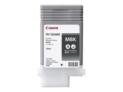 Canon ink tank LUCIA PFI-102 MBK - matt black_thumb