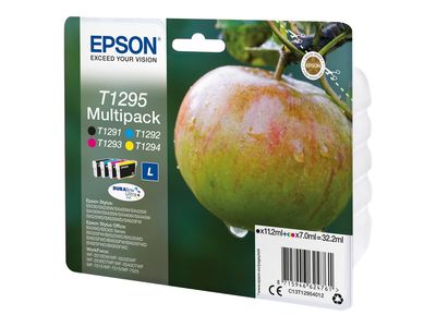 Epson T1295 Multipack - 4-pack - L size - black, yellow, cyan, magenta - original - ink cartridge_thumb