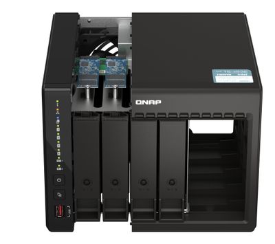 QNAP TS-453E NAS Tower Intel® Celeron® J6412 8 GB 0 TB QNAP QTS Black_2