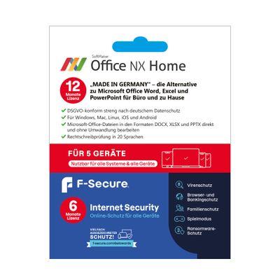 Softmaker Bundle Office NX Hom/Internet Secur. - Code in a box - 5 devices_thumb