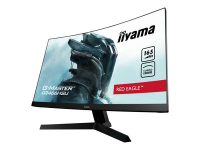 iiyama LED Curved-Display G-MASTER Red Eagle G2466HSU-B1 - 60 cm (23.6") - 1920 x 1080 Full HD_5