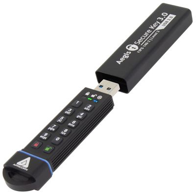 Apricorn ASK3 USB flash drive 16 GB USB Type-A 3.2 Gen 2 (3.1 Gen 2) Black_2