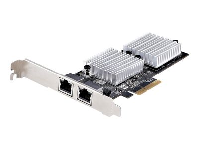 StarTech.com 2-Port 10Gbps PCIe Network Adapter Card, Network Card for PCs/Servers, Full-Height/Low-Profile PCIe Ethernet Card w/Jumbo Frames, NIC/LAN Interface Card - Marvell AQC113CS Chipset, PXE Boot (ST10GSPEXNDP2) - network adapter - PCIe 3.0 x4 - 10_3