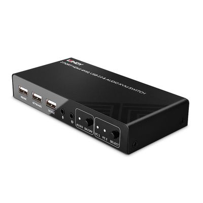Lindy 32809 Tastatur/Video/Maus (KVM)-Switch Schwarz_thumb