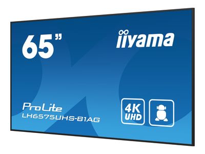 iiyama ProLite LH6575UHS-B1AG 165 cm (65") Klasse (164 cm (64.5") sichtbar) LCD-Display mit LED-Hintergrundbeleuchtung - 4K - für Digital Signage_thumb