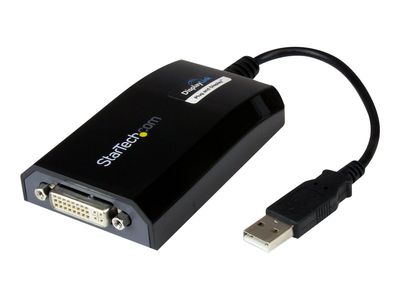 StarTech.com USB to DVI Adapter - 1920x1200 - External Video & Graphics Card - Dual Monitor Display Adapter Cable - Supports Mac & Windows (USB2DVIPRO2) - USB / DVI adapter - USB to DVI-I - 27 m_2