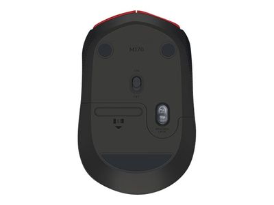 Logitech mouse M171 - red black_5