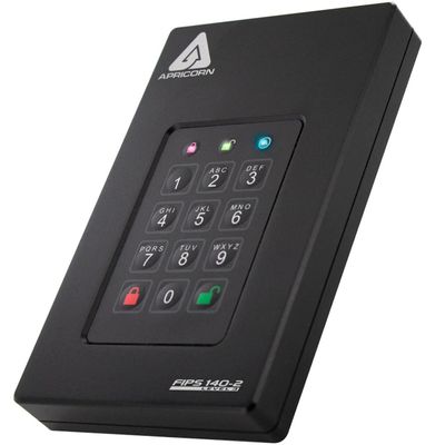 Apricorn Aegis Fortress L3 Hard Drive - 5TB - USB 3.1 - Black_2