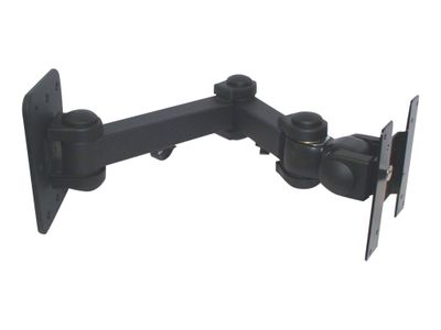 Lindy LCD Multi Joint Wall Bracket - mounting kit - for LCD display - black_4