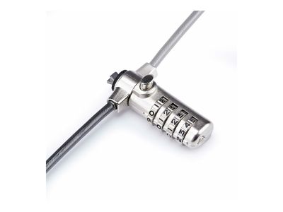 StarTech.com Slim Lock K-Slot Compatible, 6.6ft Combination Locking Cable - Sicherheitskabelschloss_4