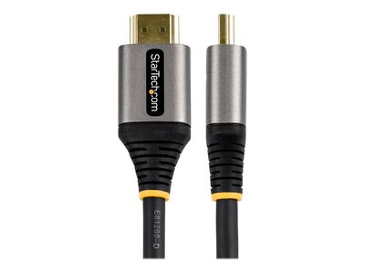 StarTech.com 16ft (5m) HDMI 2.1 Cable, Certified Ultra High Speed HDMI Cable 48Gbps, 8K 60Hz/4K 120Hz HDR10+ eARC, Ultra HD 8K HDMI Cable/Cord w/TPE Jacket, For UHD Monitor/TV/Display - Dolby Vision/Atmos, DTS-HD (HDMM21V5M) - HDMI cable with Ethernet - 5_thumb