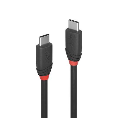 Lindy 36907 USB Kabel USB 3.2 Gen 1 (3.1 Gen 1) 1,5 m USB C 10 Gbit/s Schwarz_thumb
