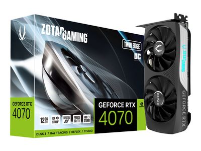 ZOTAC GAMING GeForce RTX 4070 Twin Edge OC - graphics card - GeForce RTX 4070 - 12 GB_1