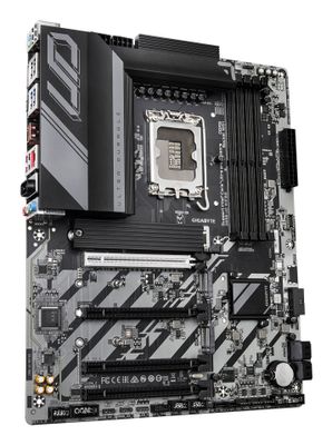 GIGABYTE Z890 UD WIFI6E Mainboard - Unterstützt Intel Core Ultra (Serie 2) CPUs, 12+1+2 Phasen VRM, bis zu 8800MHz DDR5 (OC), 1xPCIe 5.0 + 2xPCIe 4.0, Wi-Fi 6E, 2.5GbE LAN, USB 4_3