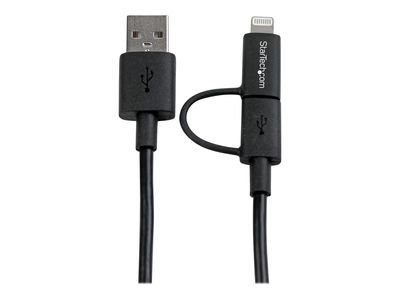 StarTech.com cable - Apple Lightning/Micro USB/USB - 1 m_3