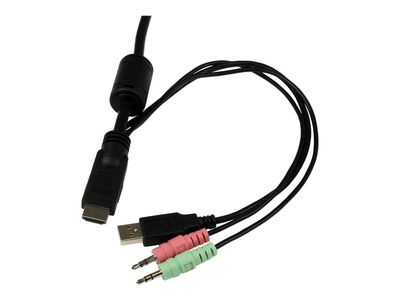StarTech.com 2 Port USB HDMI KVM Switch mit Audio und Fernschalter - Desktop Umschalter USB Powered - 1920x1200 - KVM-/Audio-Switch - 2 Anschlüsse_5