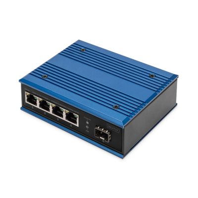DIGITUS Industrial Ethernet Switch - 5 Ports - 4x Base-Tx (10/100/1000) - 1x Base-Fx (1000) SFP_2