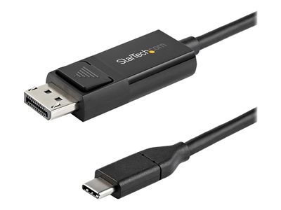 StarTech.com 3ft (1m) USB C to DisplayPort 1.2 Cable 4K 60Hz - Reversible DP to USB-C / USB-C to DP Video Adapter Monitor Cable HBR2/HDR - USB / DisplayPort cable - 1 m_1