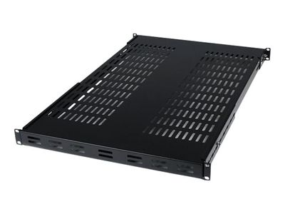 StarTech.com 1U Adjustable Vented Server Rack Mount Shelf - 175lbs - 19.5 to 38in Deep Universal Tray for 19" AV/ Network Equipment Rack (ADJSHELF) rack shelf - 1U_thumb