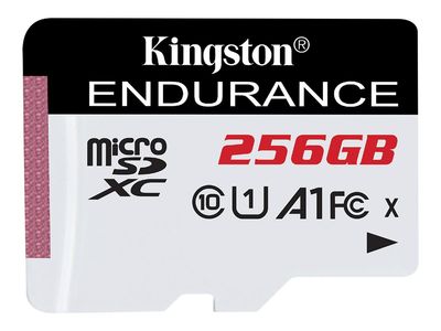 Kingston High Endurance - flash memory card - 256 GB - microSDXC UHS-I U1_thumb