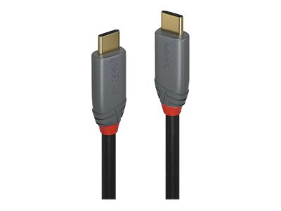 Cable Lindy USB 3.2  Typ C  5A PD Anthra Line 0,5m_2