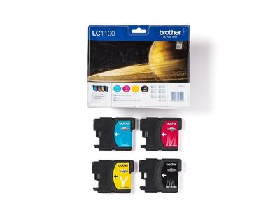 Brother Ink Cartridges LC-1100 Value Pack - Pack of 4 - Black, Cyan, Yellow, Magenta_thumb
