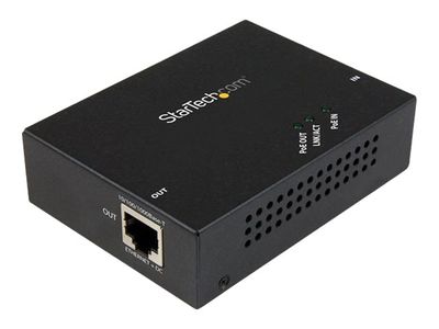 StarTech.com Gigabit PoE+ Extender - 802.3at/af - 100m - Power over Ethernet Extender - PoE Repeater / Verlängerung - Repeater - 10Mb LAN, 100Mb LAN, 1GbE_thumb