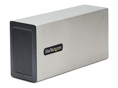 StarTech.com Thunderbolt 3 PCIe Expansion Chassis, Enclosure Box W/Dual PCI-E Slots, External PCIe Slots for Laptops/Desktops/All-In-Ones, 8K/4K Output Via TB3/DP 1.4 Ports - For PCI Express Cards (2TBT3-PCIE-ENCLOSURE) - Systembus-Erweiterung - DP - TAA-_thumb