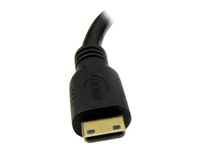 StarTech.com 8in Mini HDMI to DVI-D Adapter M/F - 8 inch Mini HDMI to DVI Cable - Connect a Mini HDMI tablet or laptop to a DVI-D display (HDCDVIMF8IN) - Videoanschluß - HDMI / DVI - 20.32 cm_2