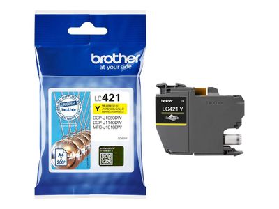 Brother LC421Y - yellow - original - ink cartridge_2