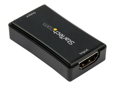 StarTech.com 45ft / 14m HDMI Signal Booster - 4K 60Hz - USB Powered - HDMI Inline Repeater & Amplifier - 7.1 Audio Support (HDBOOST4K2) - video/audio extender - HDMI_3