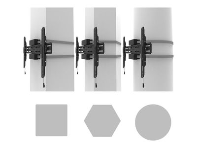 Neomounts WL30S-910BL16 mounting kit - fixed - for flat panel - black_1