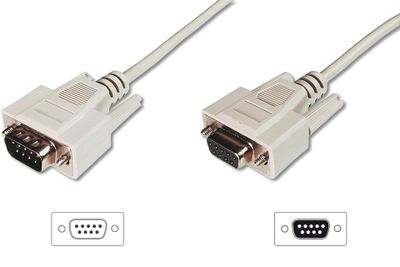 DIGITUS Data transfer extension cable - DSUB 9-pin male/DSUB 9-pin female - 5 m_thumb