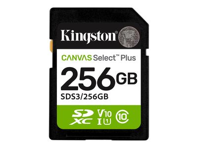 Kingston Canvas Select Plus - Flash-Speicherkarte - 256 GB - SDXC UHS-I_thumb