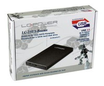 LC-Power Storage Enclosure LC-25U3-Becrux - 2.5" SATA HDDs/SSDs - USB 3.0_2