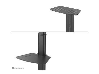 Neomounts PLASMA-M1900E cart - for flat panel / AV system - black_10